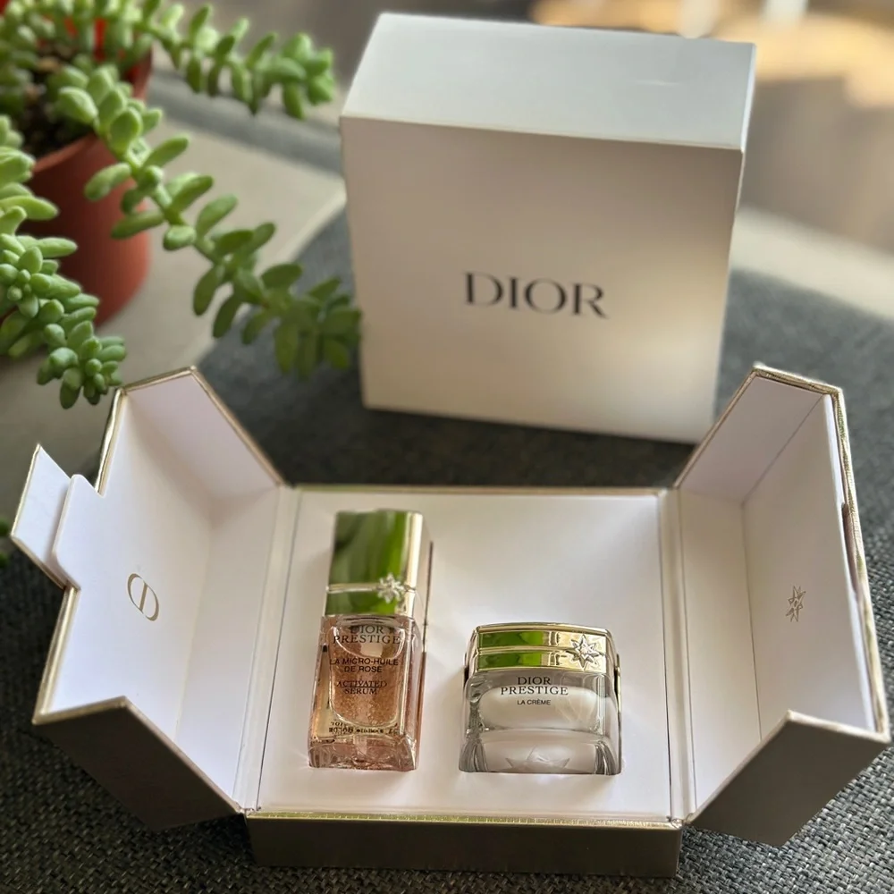 NEW Dior Prestige Serum+Cream VIP Skincare Mini Gift Set - Picture 3 of 9